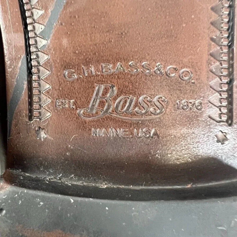 Bass Brown Leather Loafers